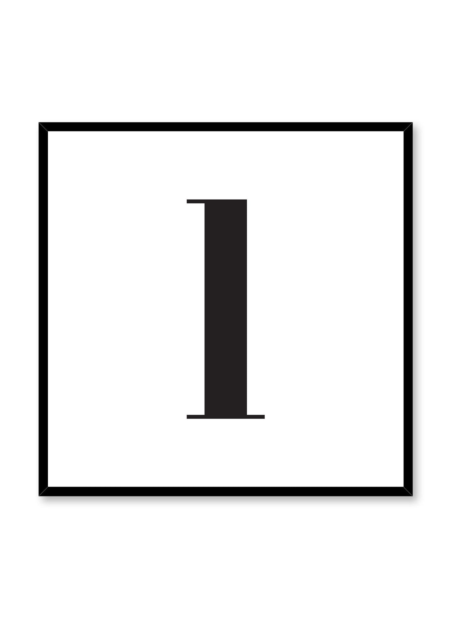Lowercase Letter L, Poster