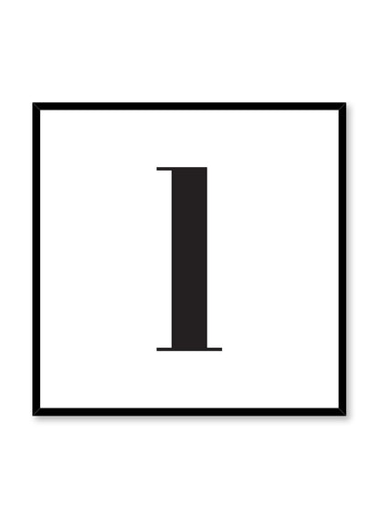 Lowercase Letter L, Poster