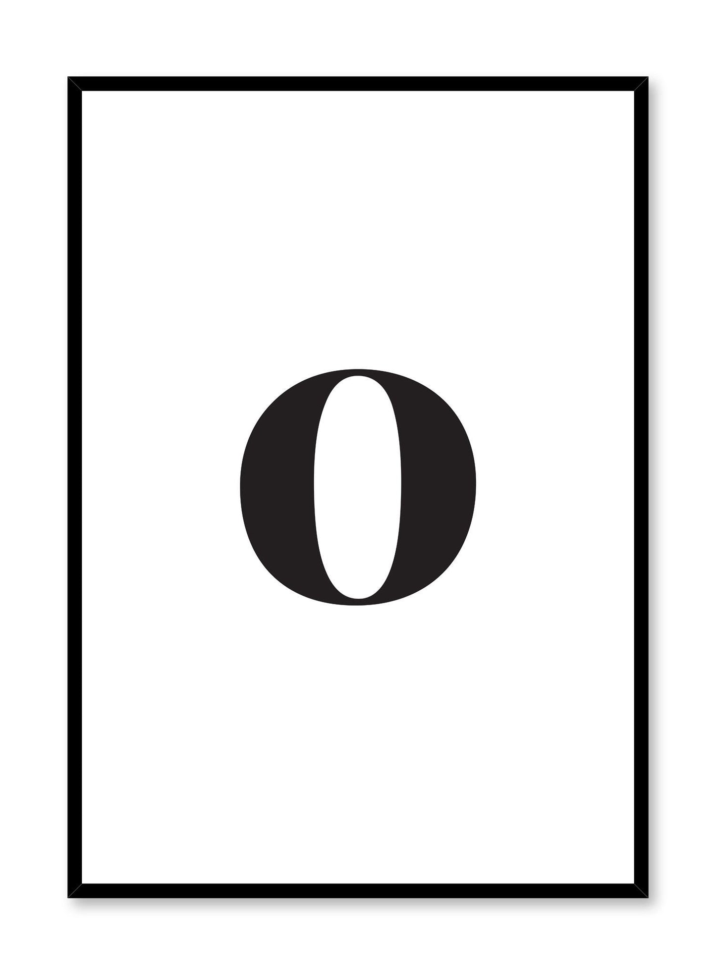 Lowercase Letter O, Poster