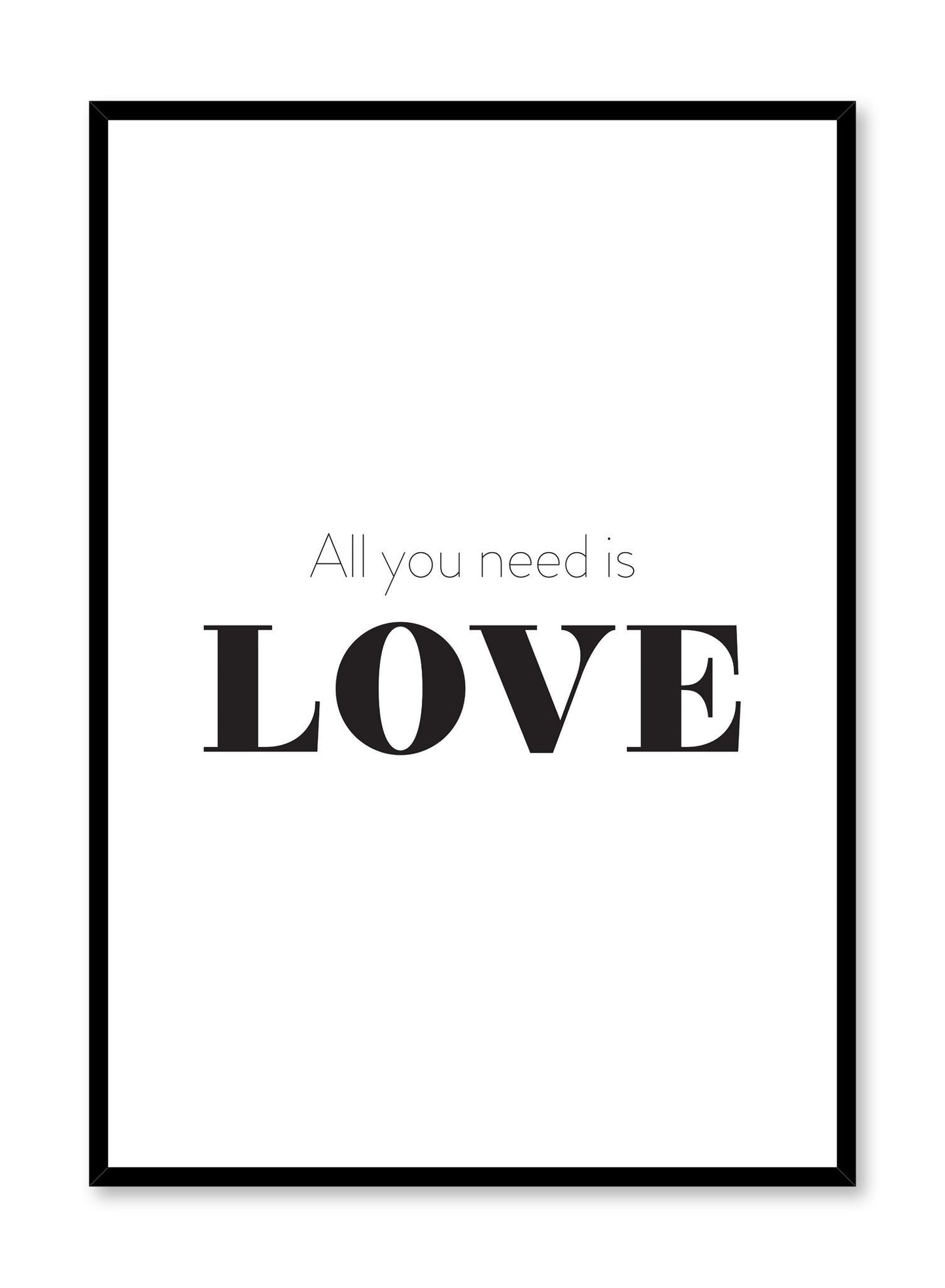All You Need, Poster