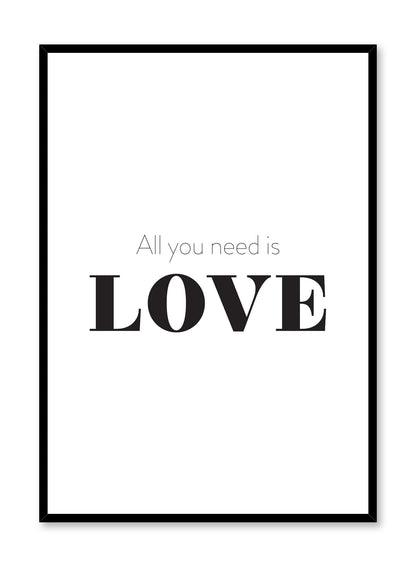 All You Need, Poster