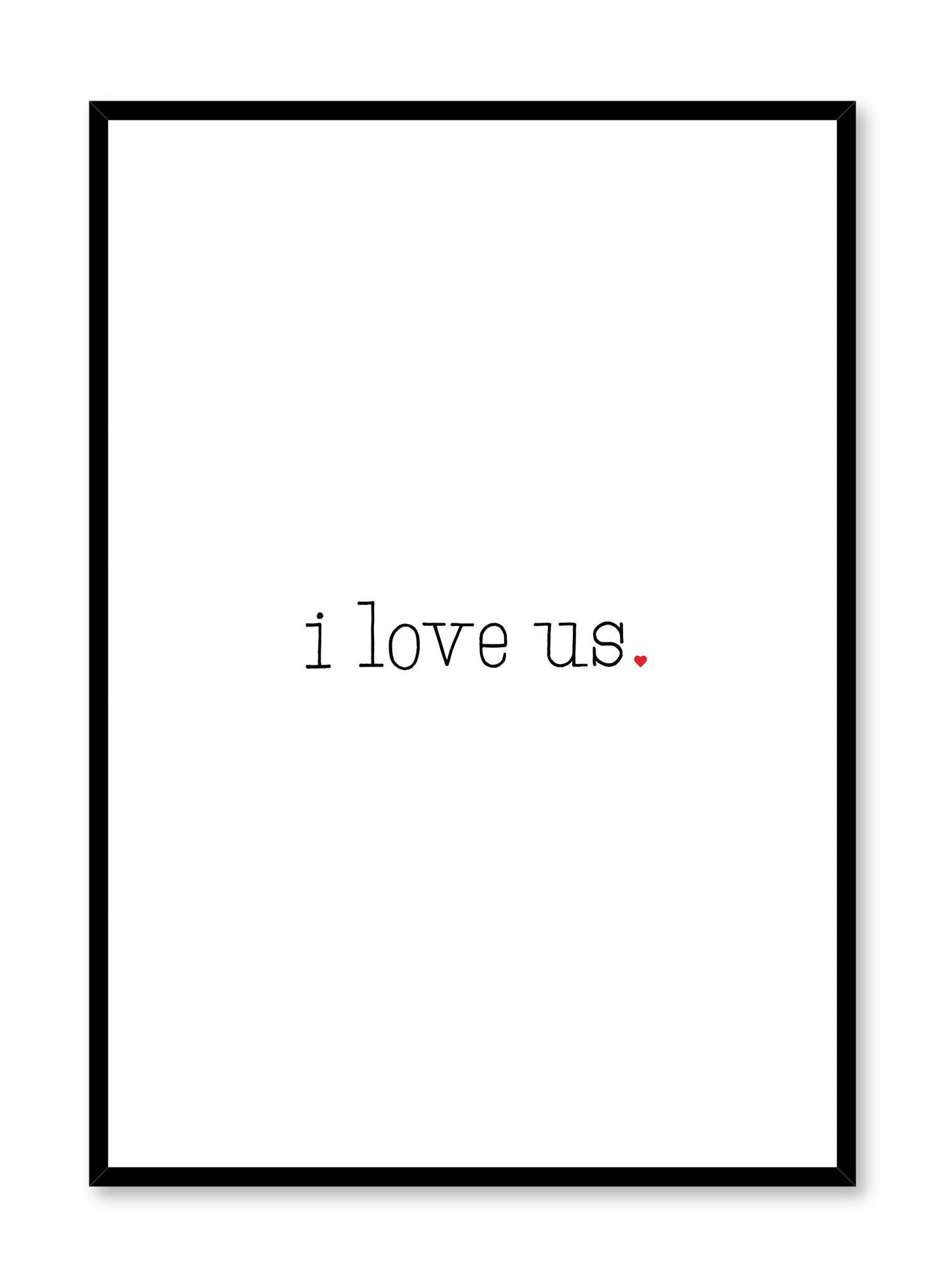 I Love Us, Poster