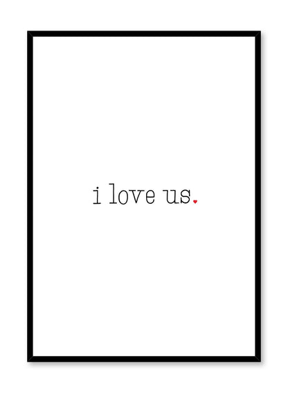 I Love Us, Poster