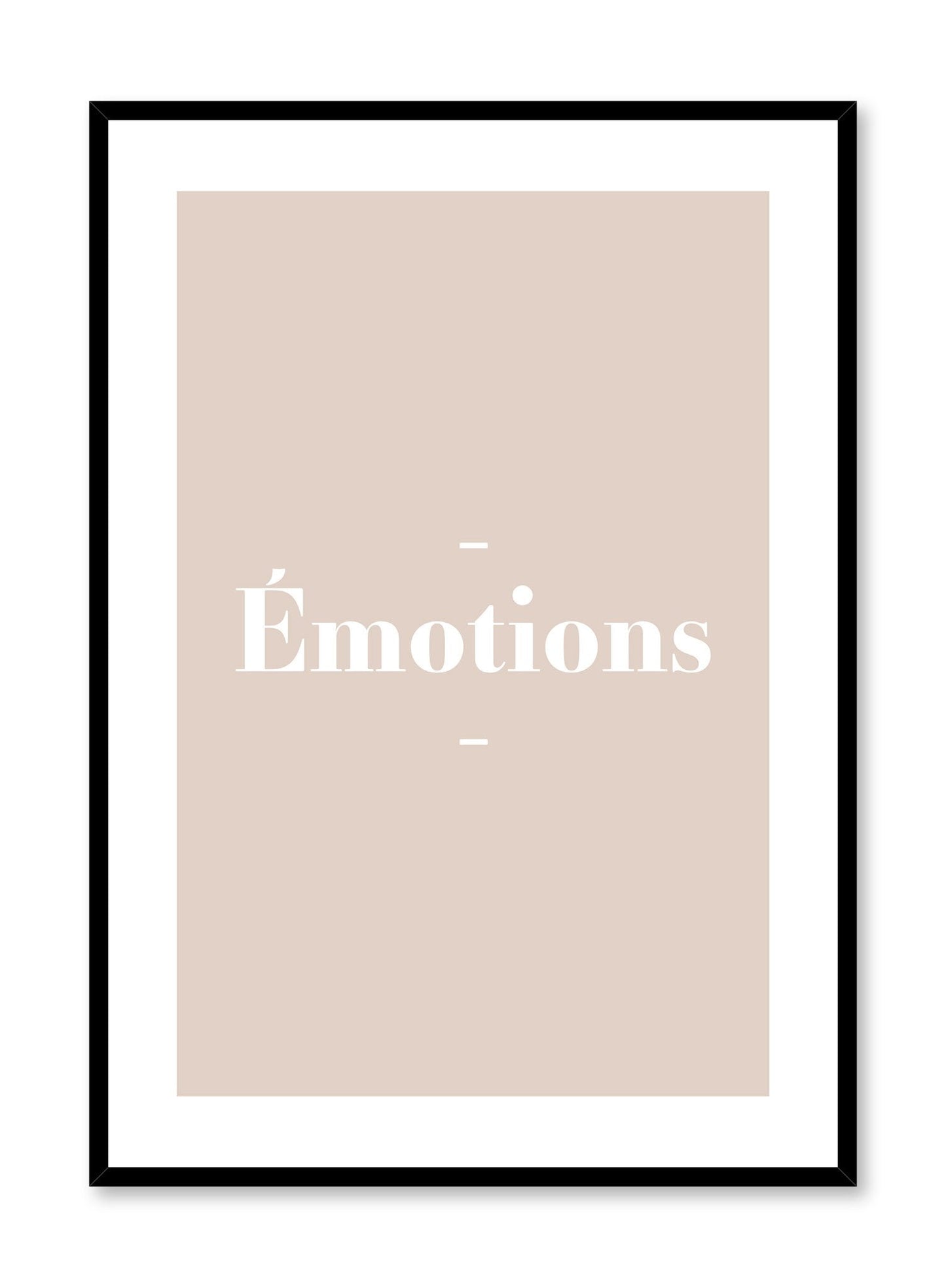 Emotions, Poster