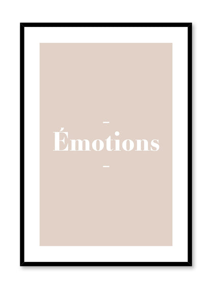 Emotions, Poster