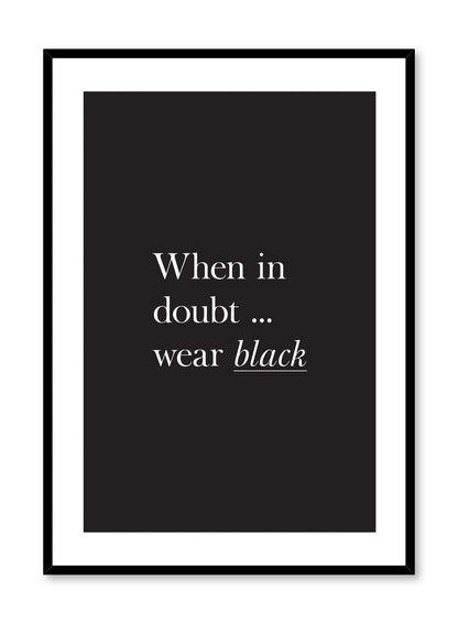 When In Doubt, Poster