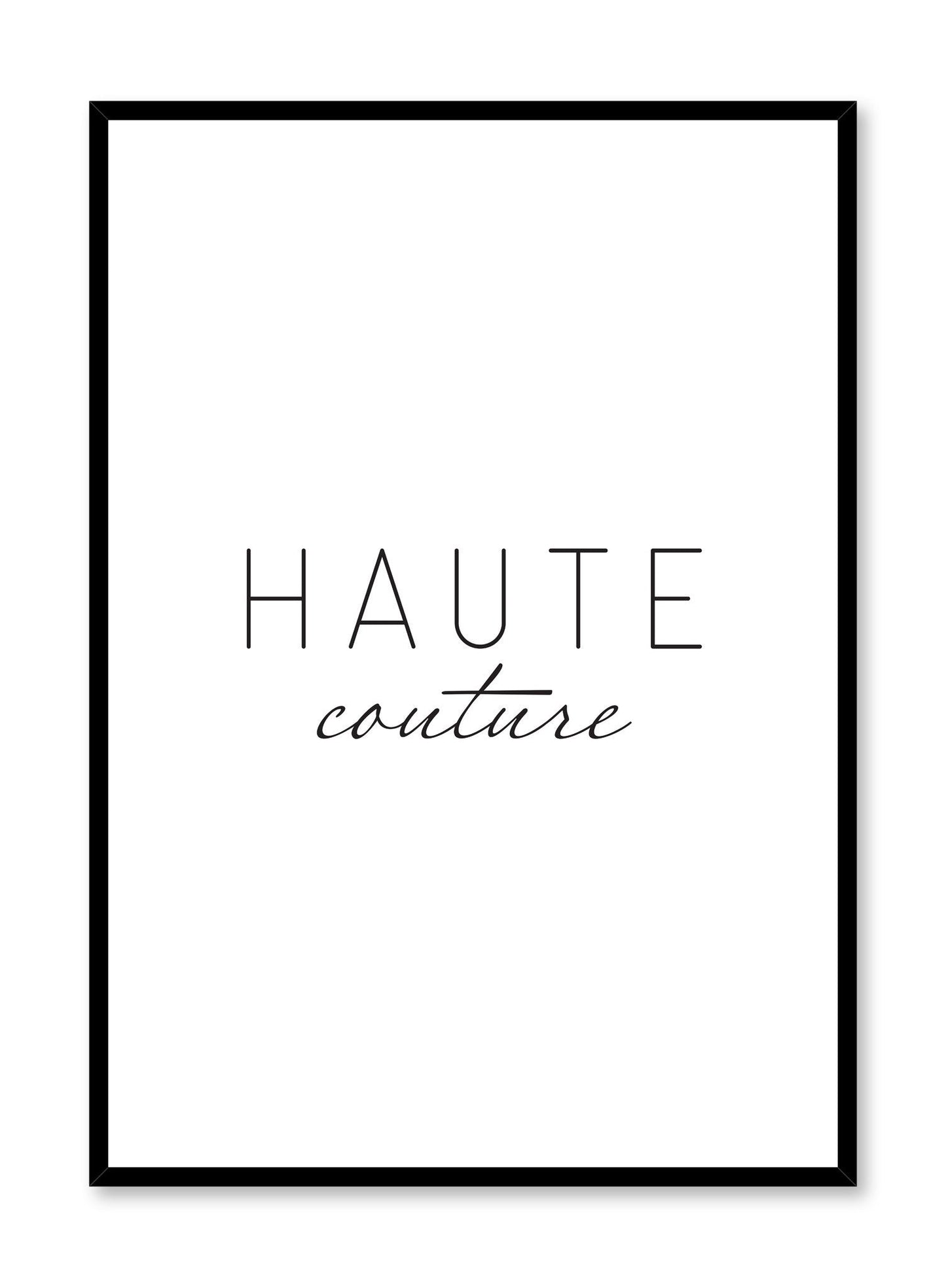 Haute Couture, Poster