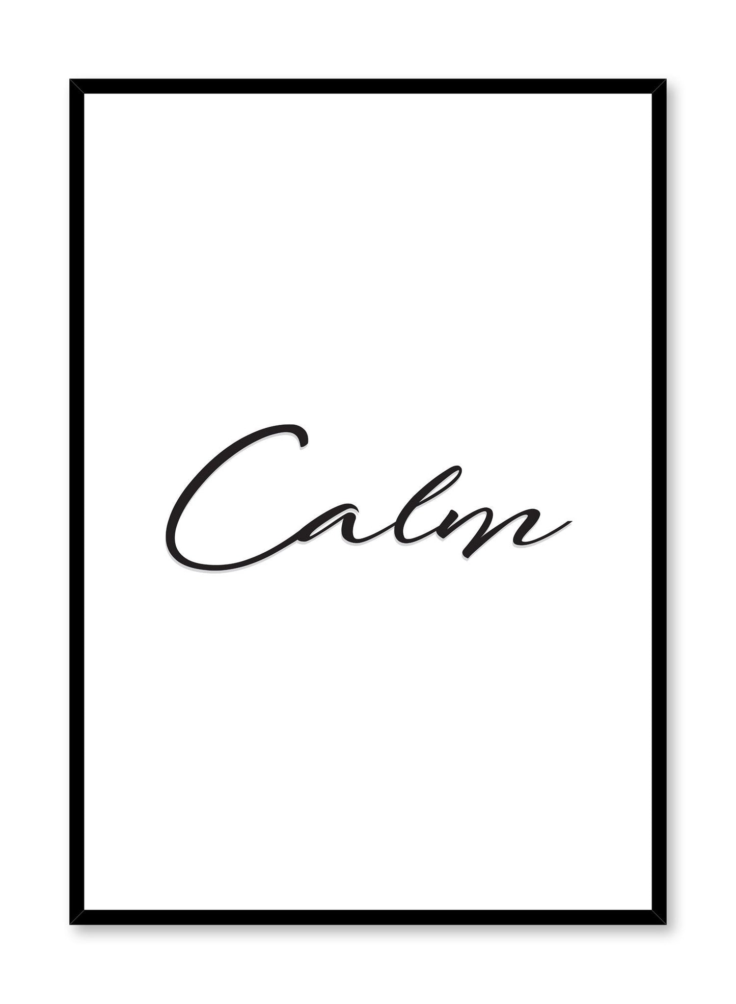 Calm, Poster