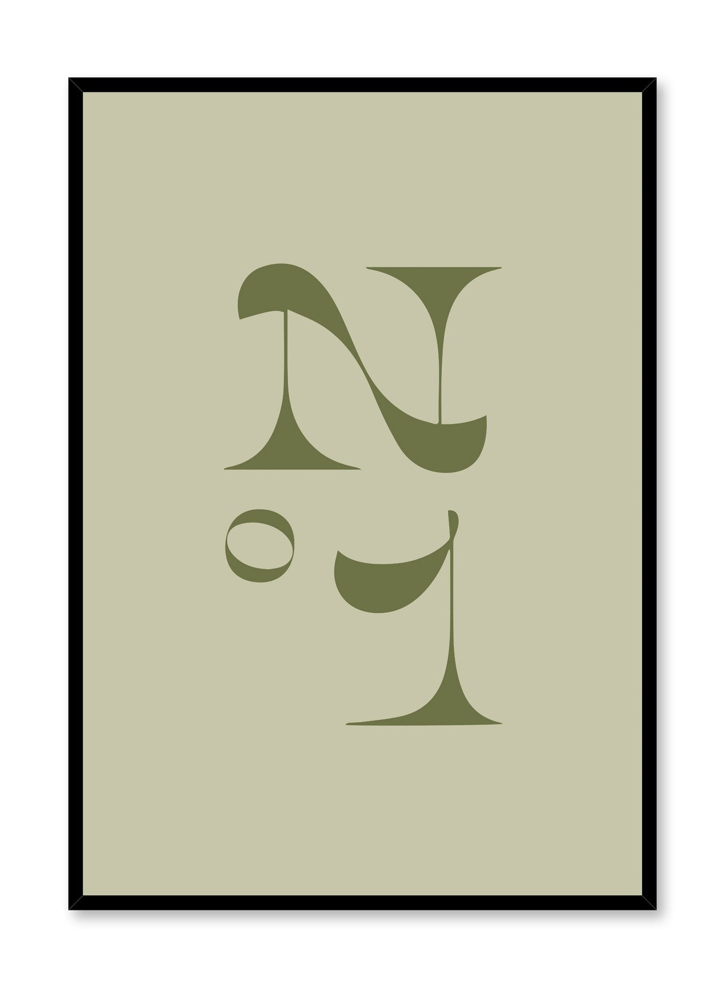 Numero Un in Green, Poster