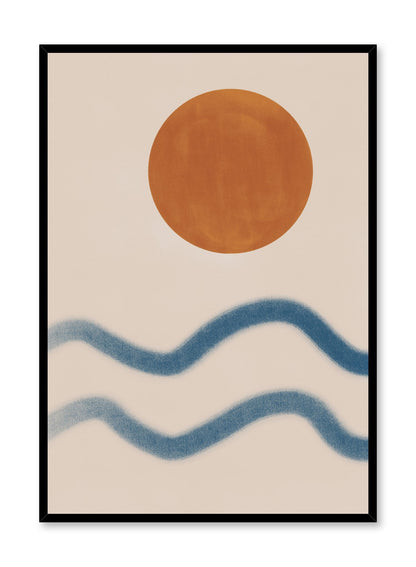Sunset at the Beach, Poster
