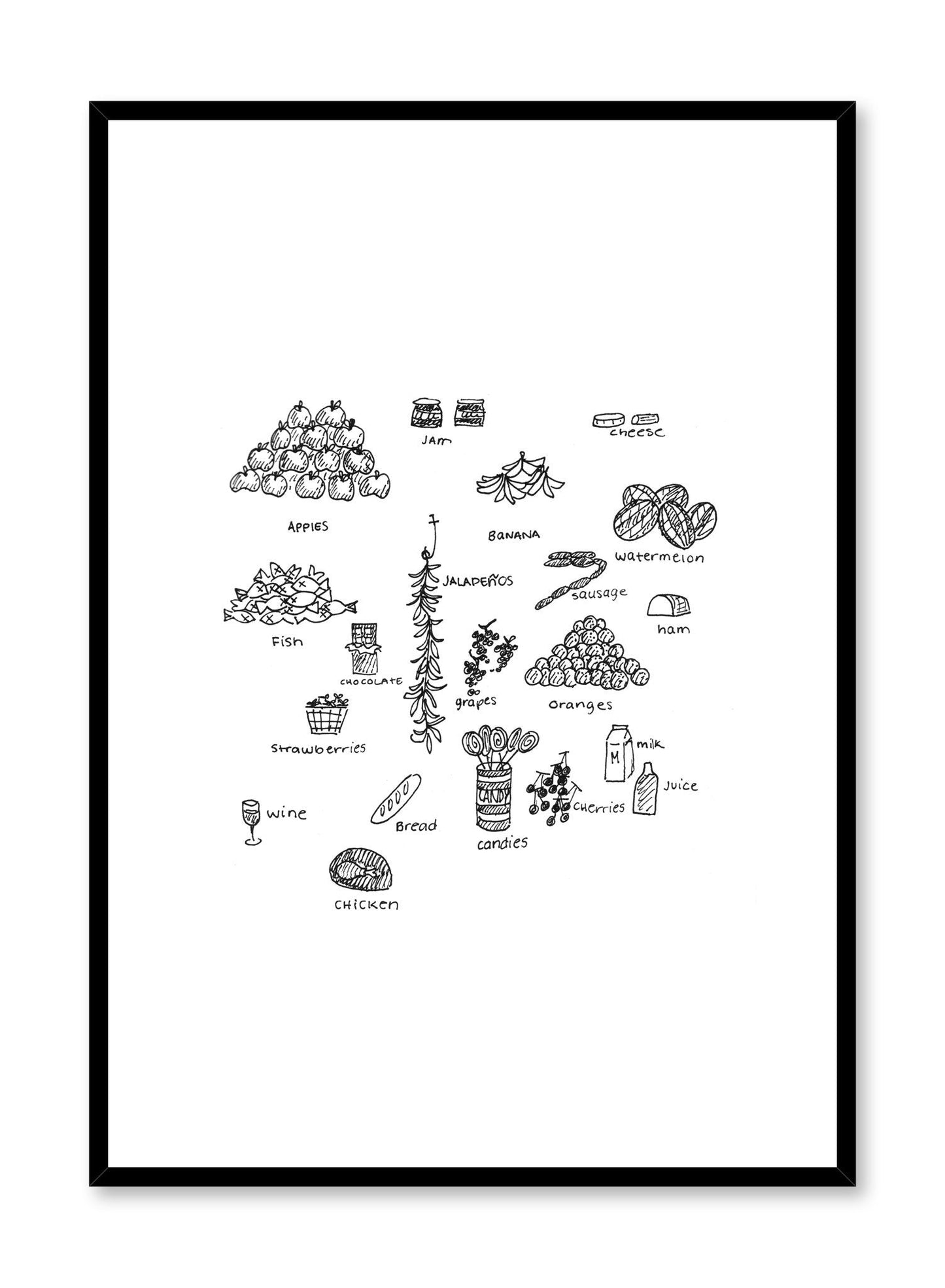 At The Market, Poster
