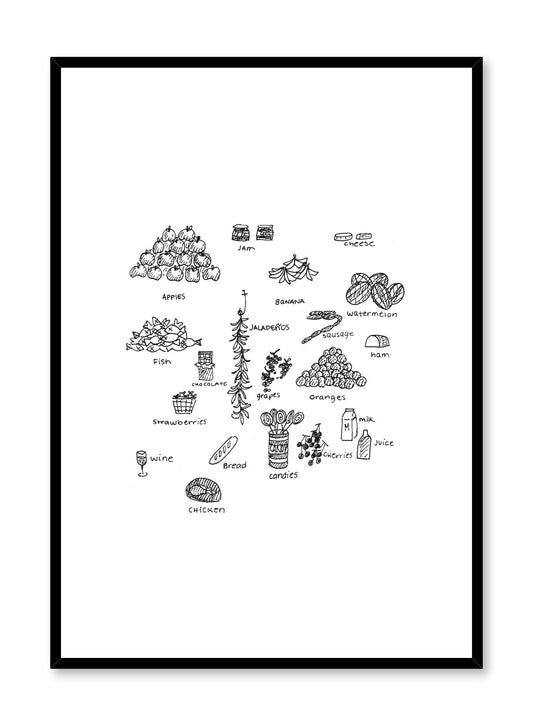 At The Market, Poster