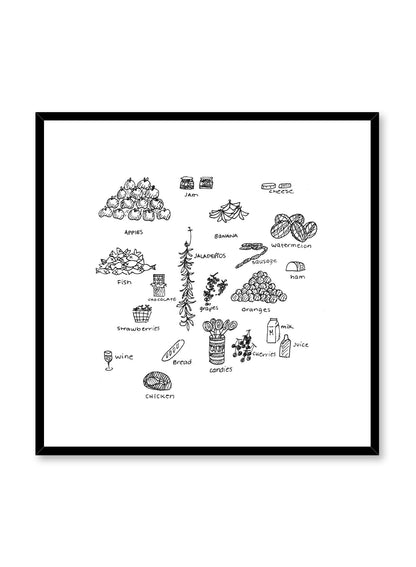 At The Market, Poster