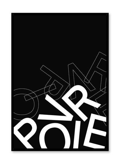 Poivre, Poster