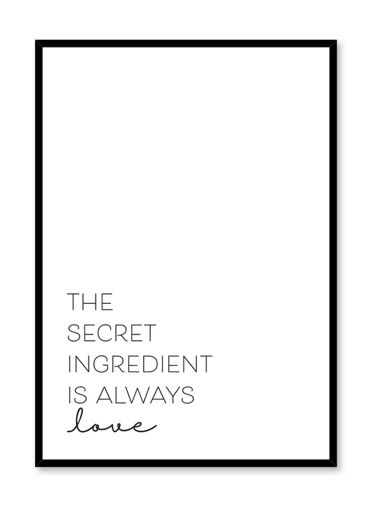 Secret Ingredient, Poster