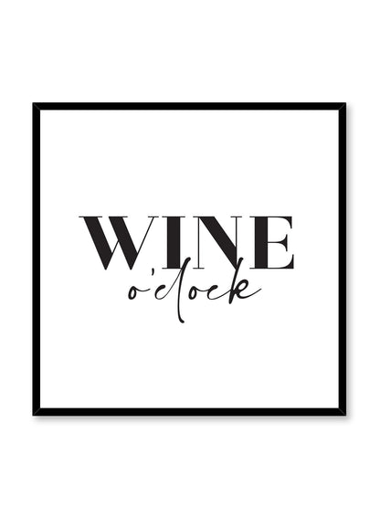 Wine O' Clock, Poster
