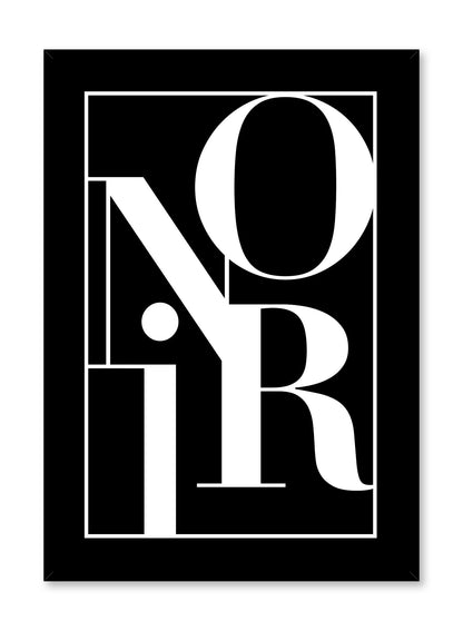 Noir, Poster