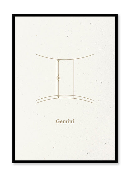 Minimal Gemini, Poster