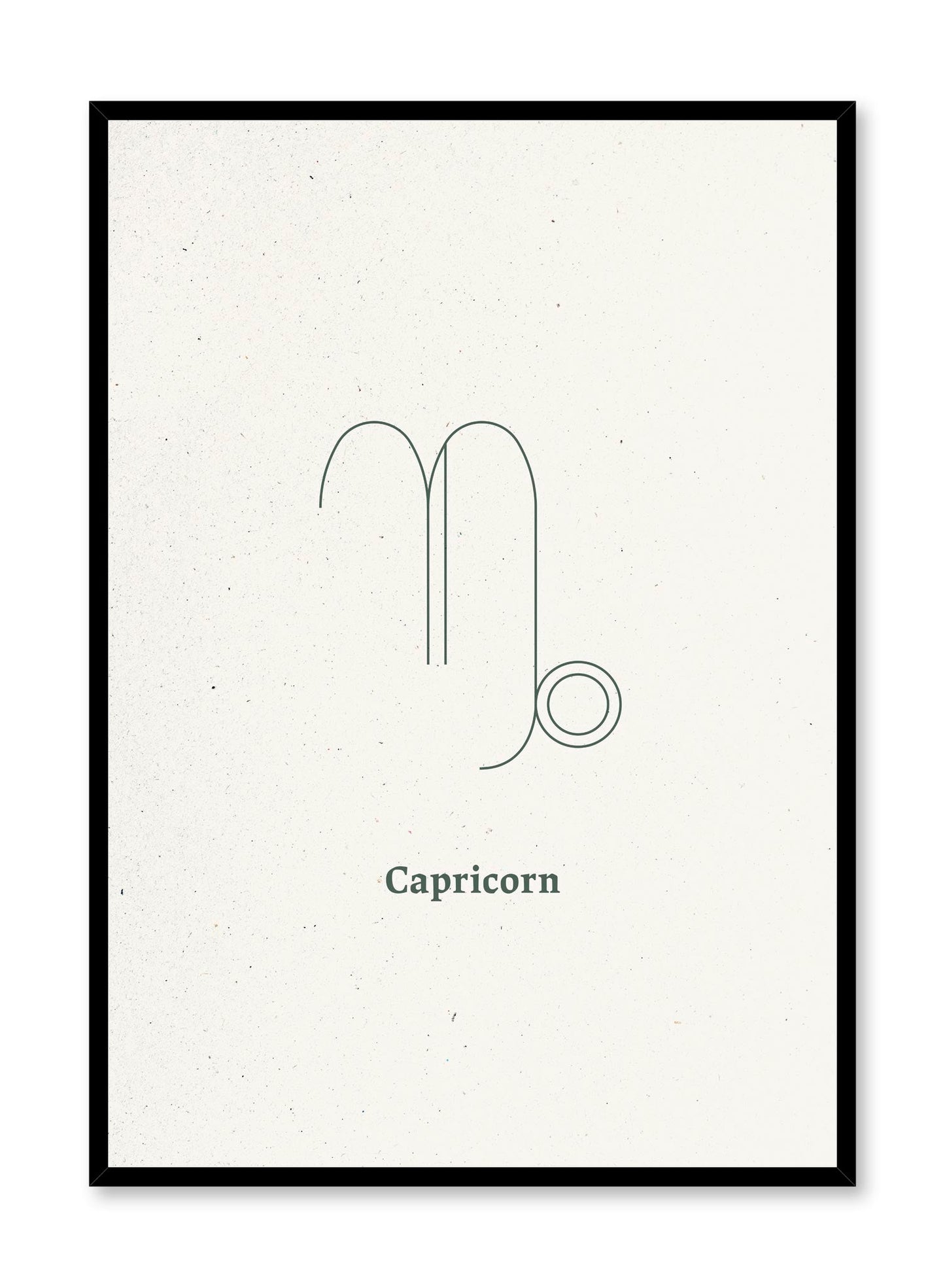 Minimal Capricorn, Poster