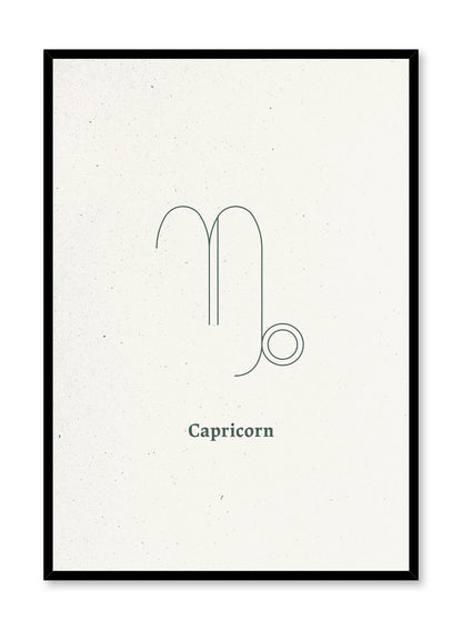 Minimal Capricorn, Poster