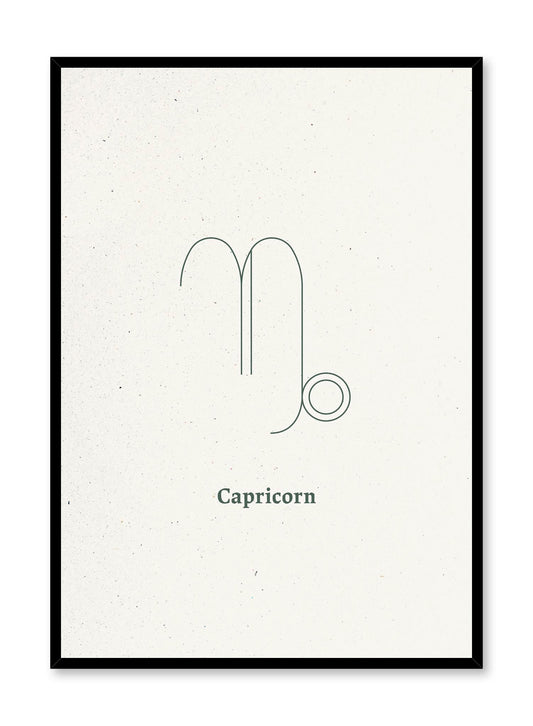 Minimal Capricorn, Poster