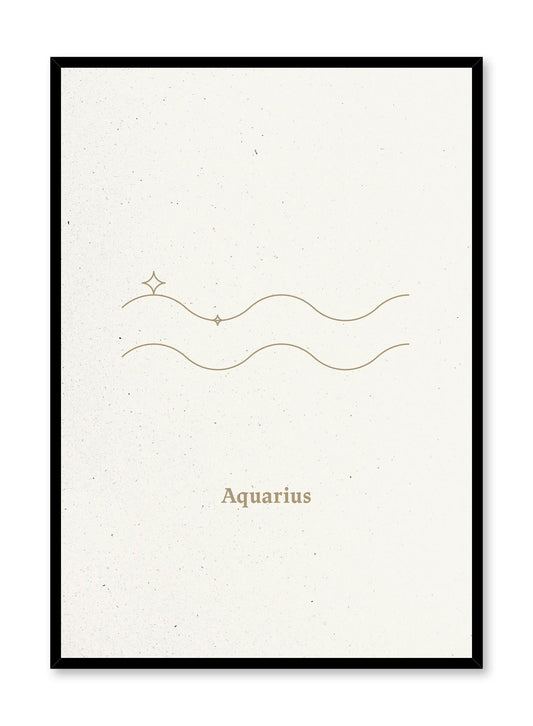 Minimal Aquarius, Poster
