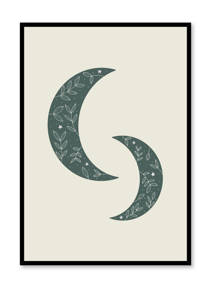 Floral Moon, Poster