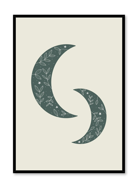 Floral Moon, Poster