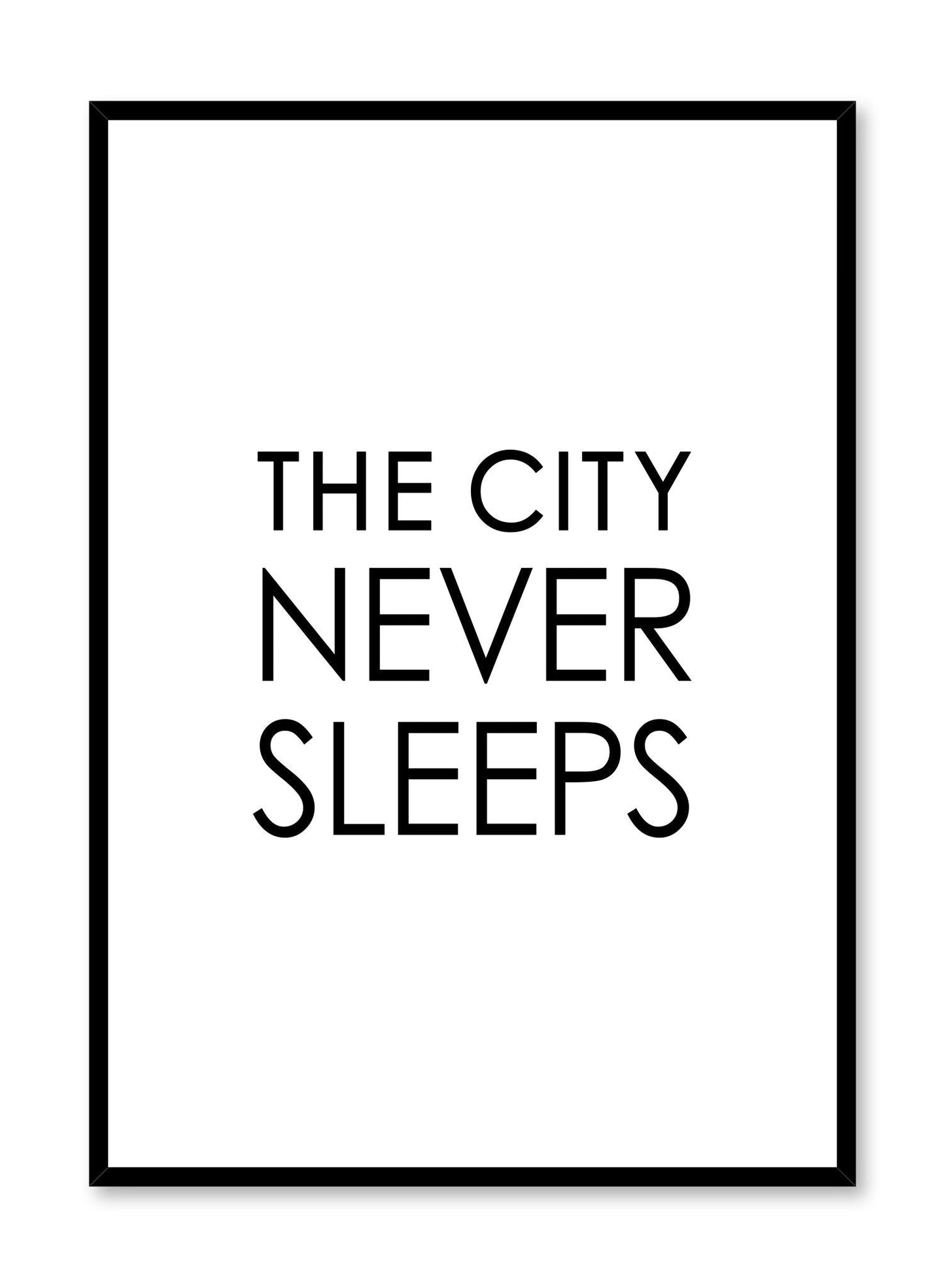 The City Never Sleeps, Poster