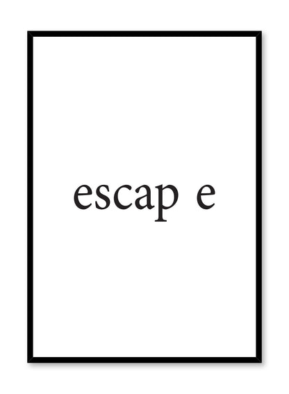 Escape, Poster