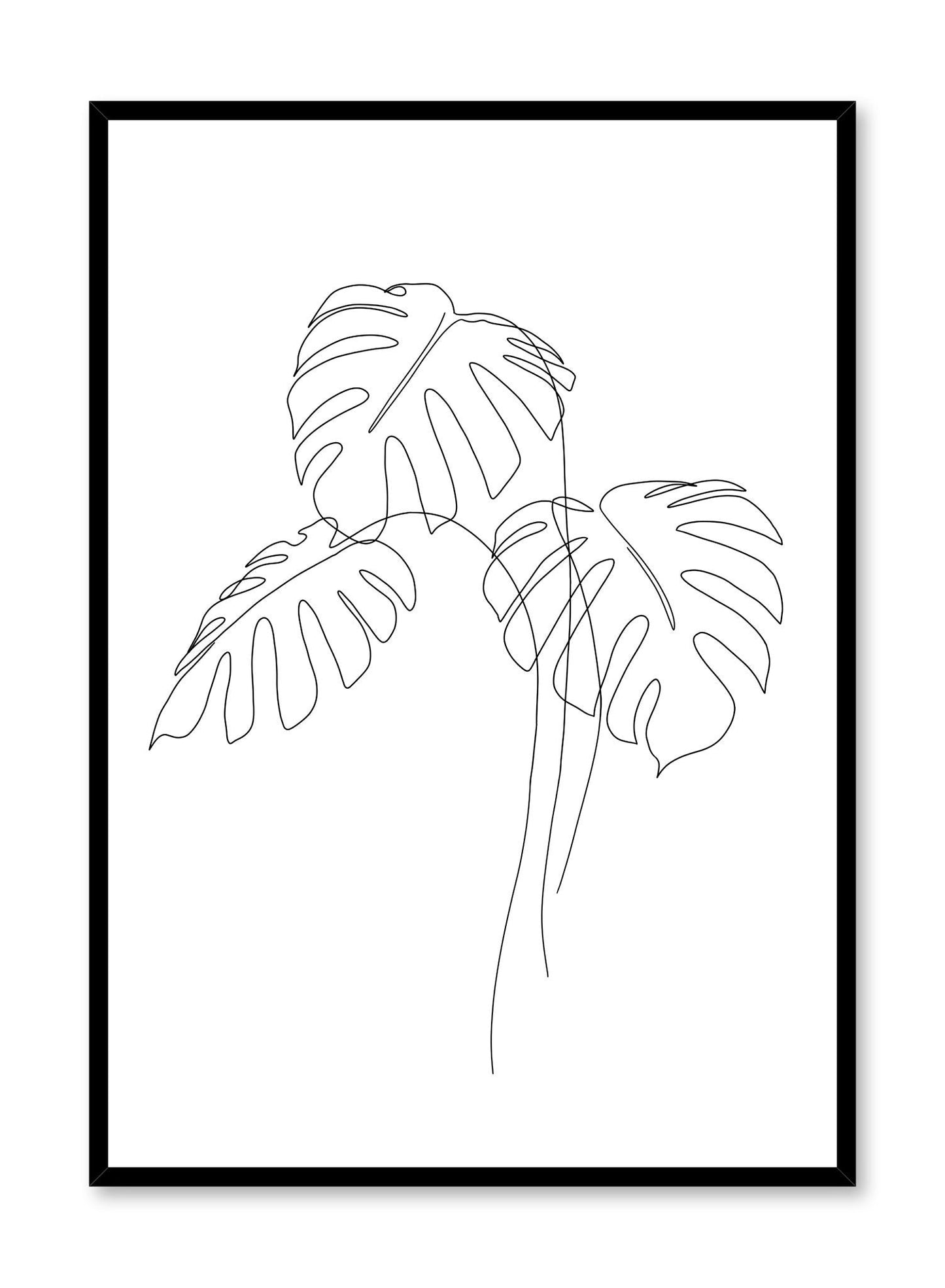 Monstera Trio, Poster