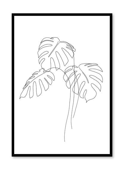 Monstera Trio, Poster