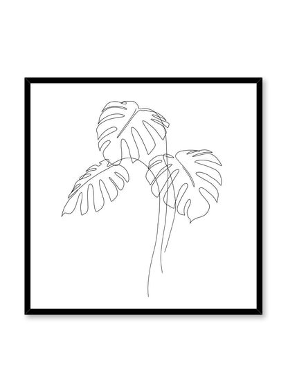 Monstera Trio, Poster