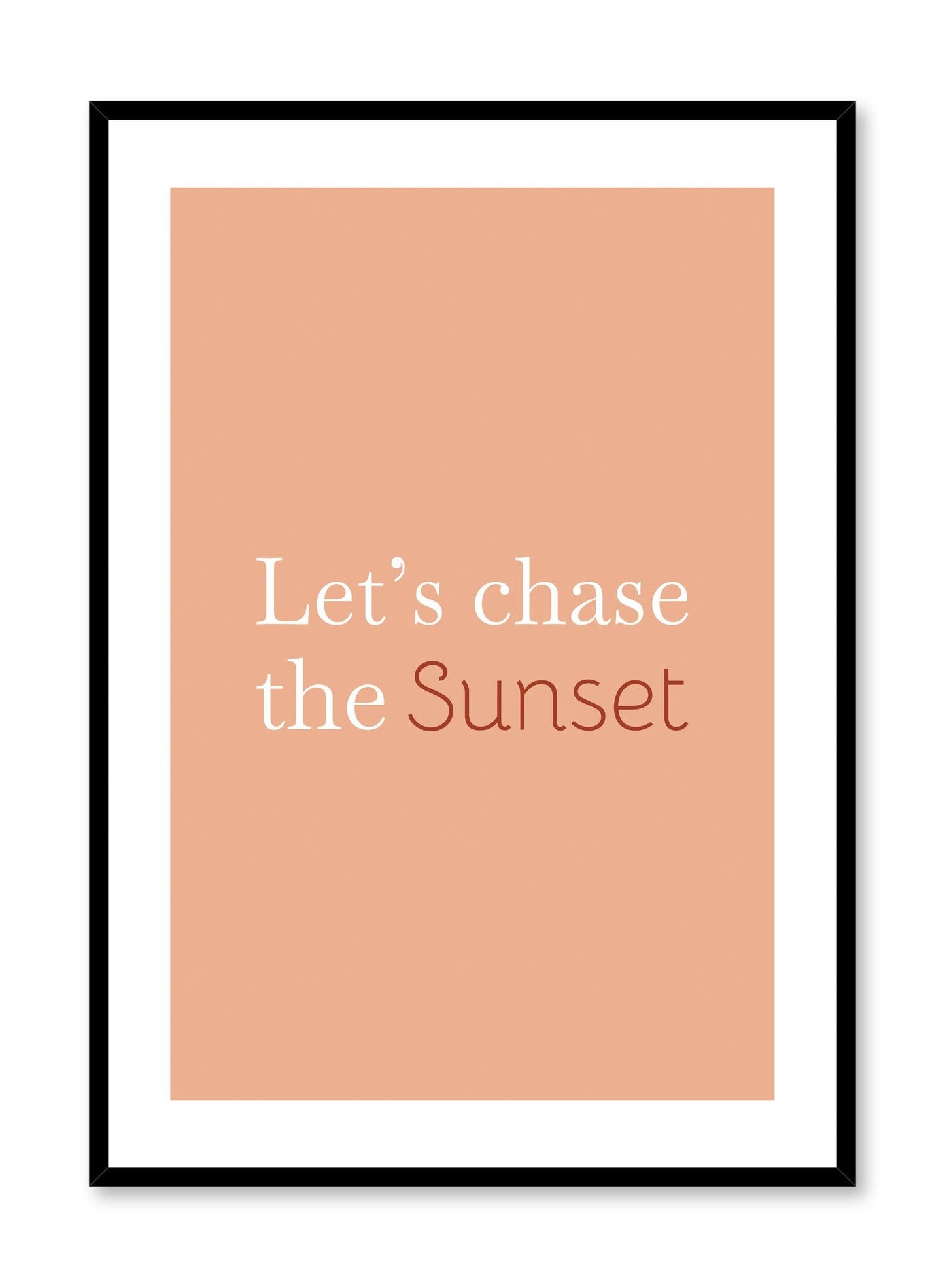 Chasing Sunsets, Poster