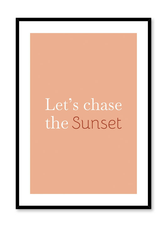 Chasing Sunsets, Poster