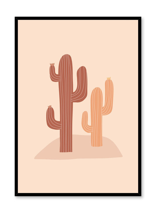 Cacti in Beige, Poster