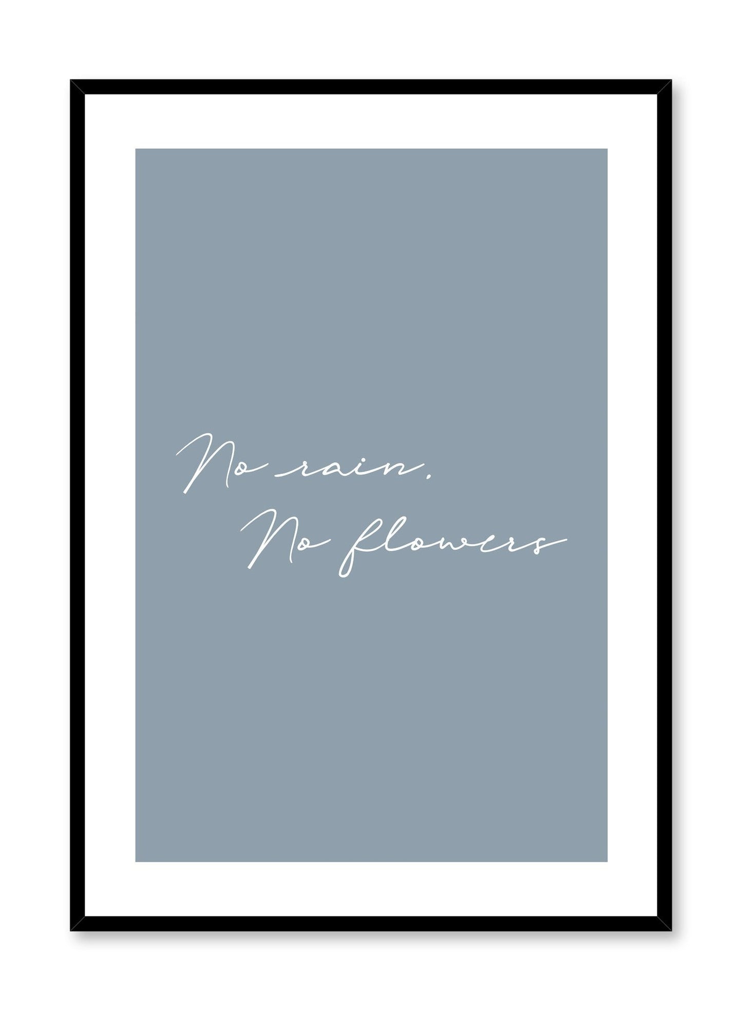 No Rain in Blue, Poster