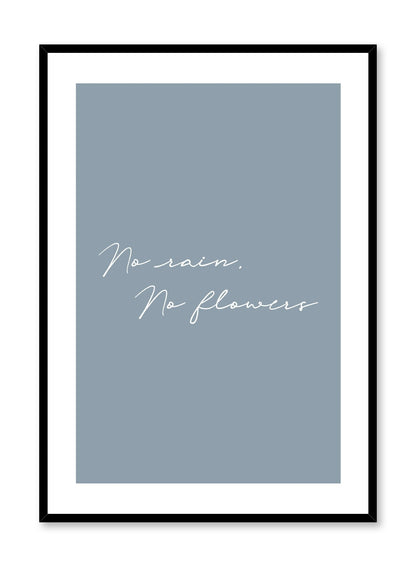 No Rain in Blue, Poster