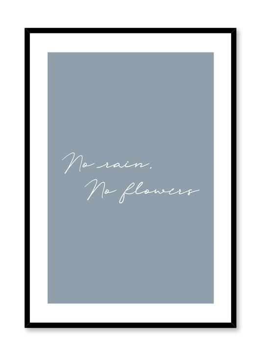 No Rain in Blue, Poster