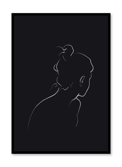 Into The Distance in Black, Poster