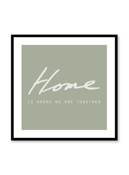 Home Is in Green, Poster