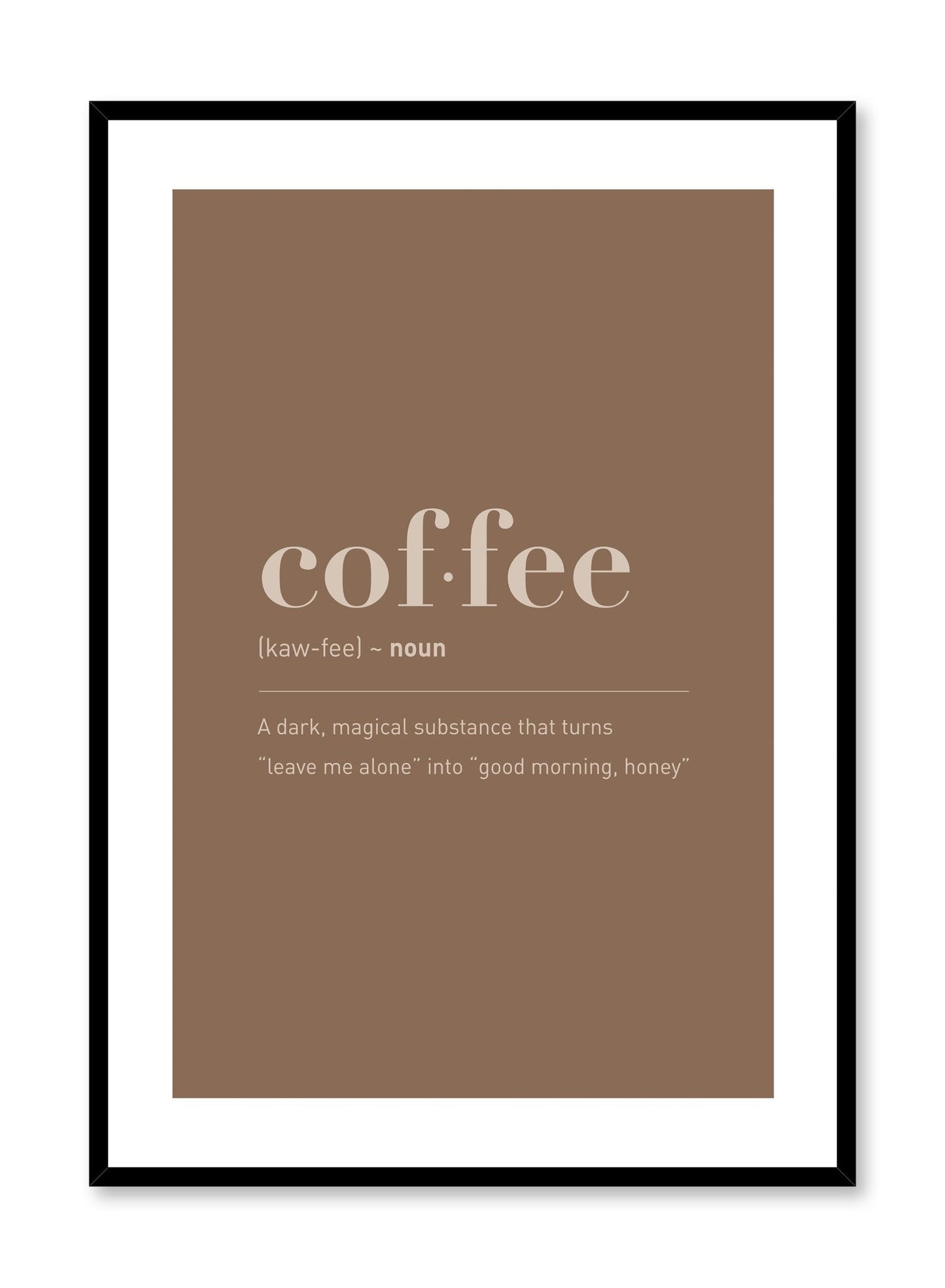 Coffee in Espresso, Poster