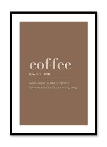 Coffee in Espresso, Poster