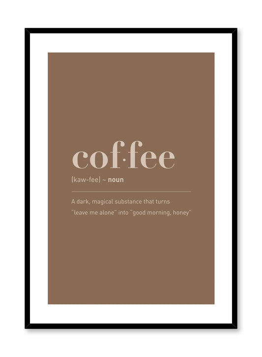Coffee in Espresso, Poster