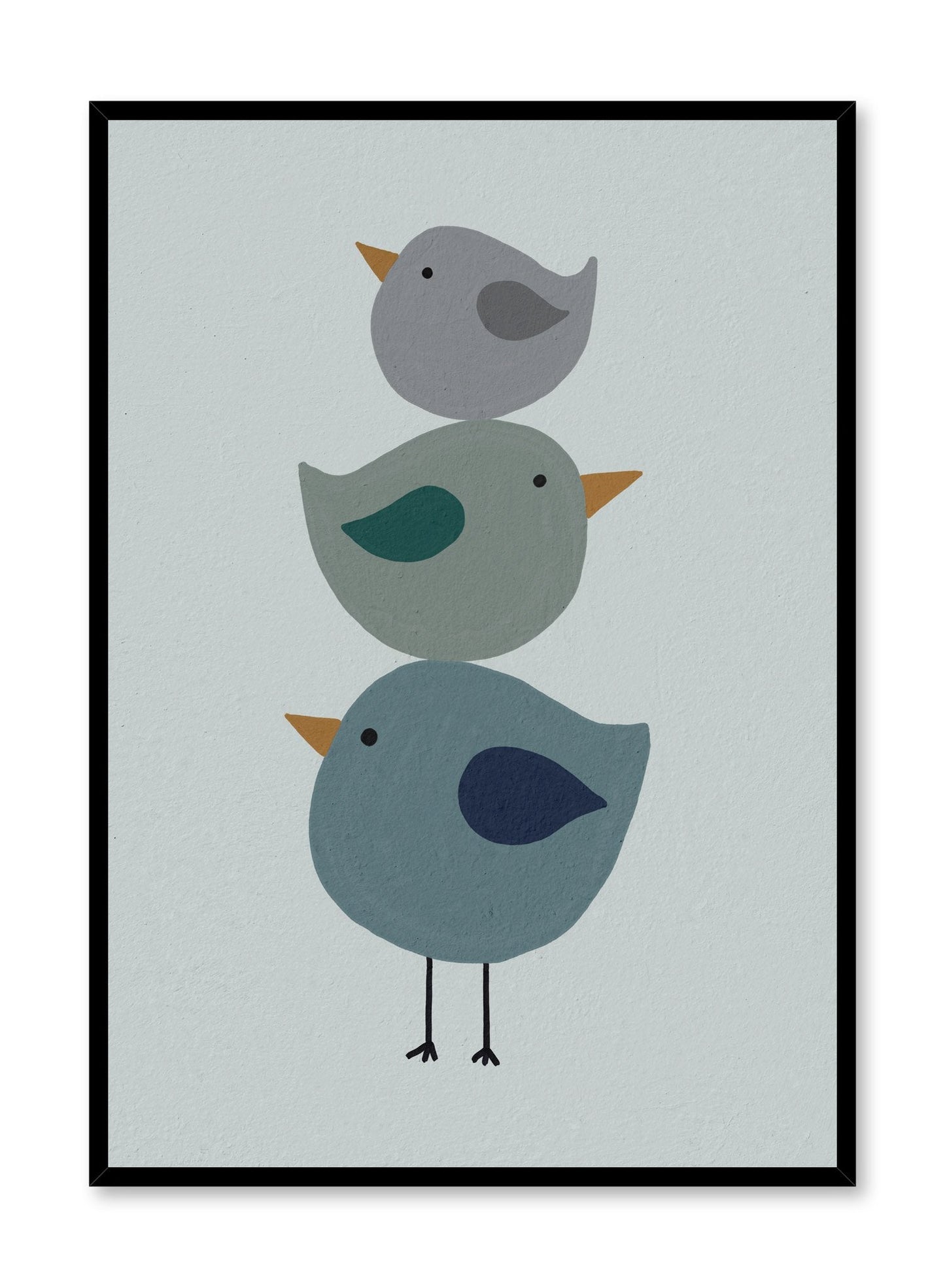 Trio of Birds, Poster
