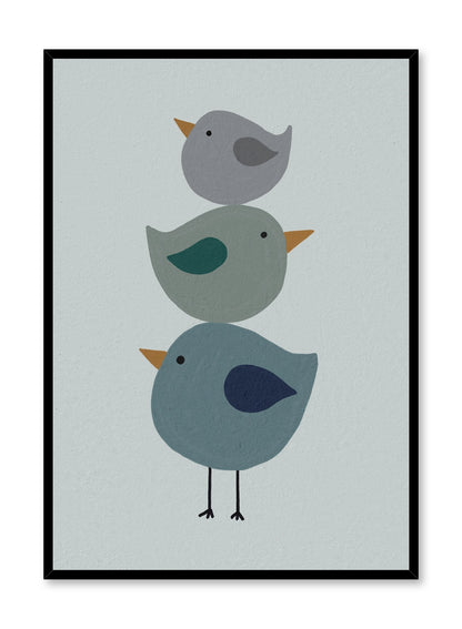 Trio of Birds, Poster
