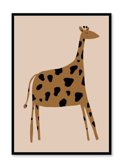 Sleepy Giraffe, Poster