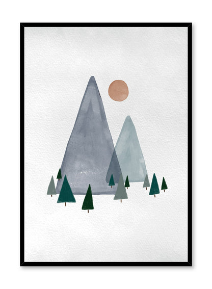 In the Mountains, Poster