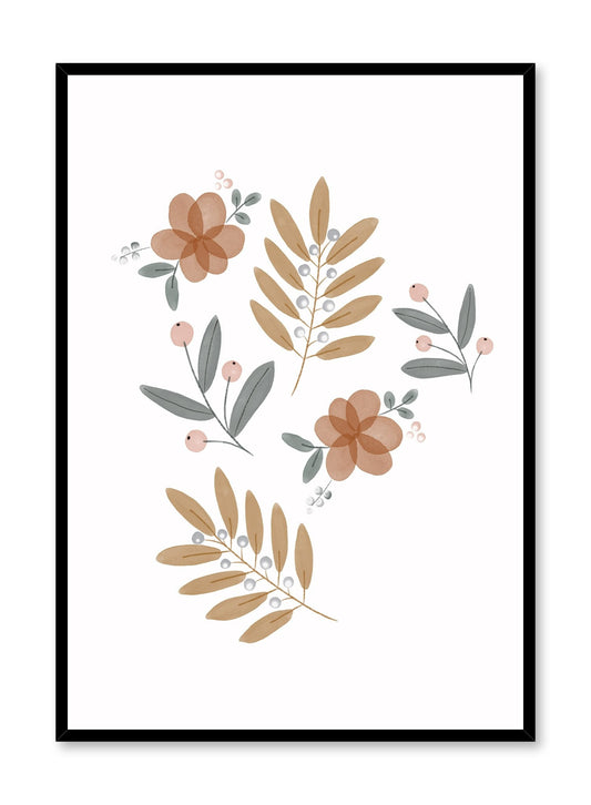 Fall Flowers, Poster