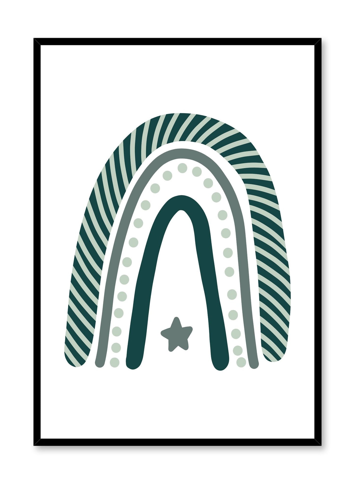 Rainbow in Green, Poster